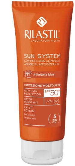 RILASTIL SUN SYSTEM PHOTO PROTECTION THERAPY SPF50+ LATTE 100 ML - pharmaluna