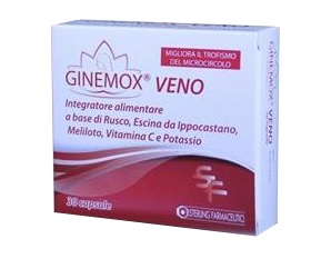 GINEMOX VENO 30 CAPSULE - pharmaluna