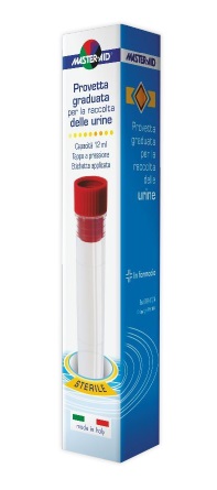 PROVETTA RACCOLTA URINA MASTER-AID 12 ML - pharmaluna