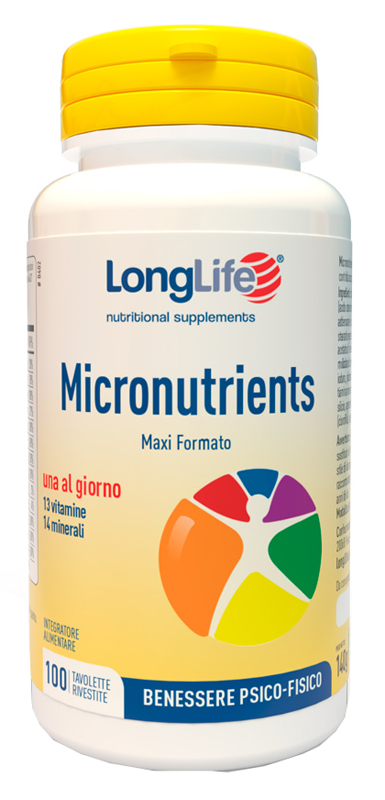 LONGLIFE MICRONUTRIENTS 100 TAVOLETTE - pharmaluna
