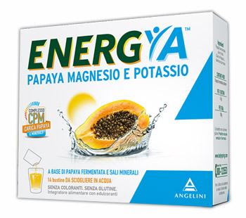ENERGYA PAPAYA MAGNESIO POTASSIO 14 BUSTINE - pharmaluna