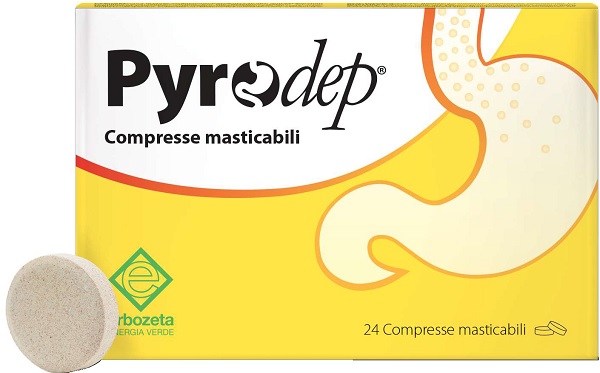 PYRODEP 24 COMPRESSE MASTICABILI - pharmaluna