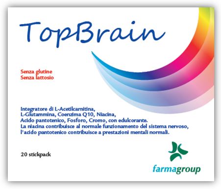 TOPBRAIN 20 STICK 4,5 G - pharmaluna