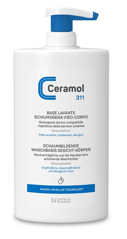 CERAMOL 311 BASE LAVANTE SCHIUMOGENA 400 ML - pharmaluna