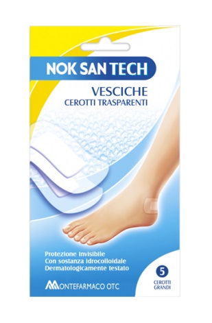 NOK SAN TECH CEROTTO VESCICALE GRANDE 5 PEZZI - pharmaluna