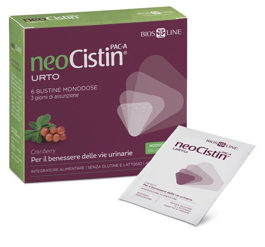 NEOCISTIN PAC A URTO 6 BUSTINE MONODOSE - pharmaluna