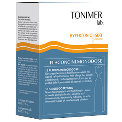 TONIMER LAB HYPERTONIC 18 FLACONCINI MONODOSE - pharmaluna