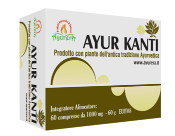 AYUR KANTI 60 COMPRESSE 1 G - pharmaluna