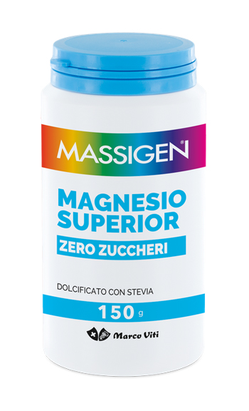 MASSIGEN MAGNESIO SUPERIOR ZERO ZUCCHERI 150 G - pharmaluna