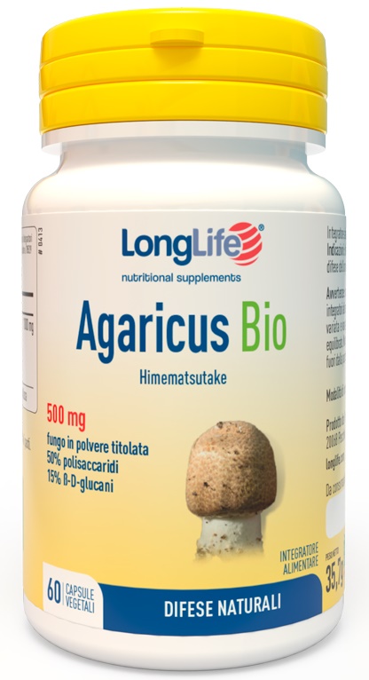 LONGLIFE AGARICUS BIO 60 CAPSULE - pharmaluna