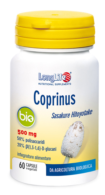 LONGLIFE COPRINUS BIO 60 CAPSULE - pharmaluna