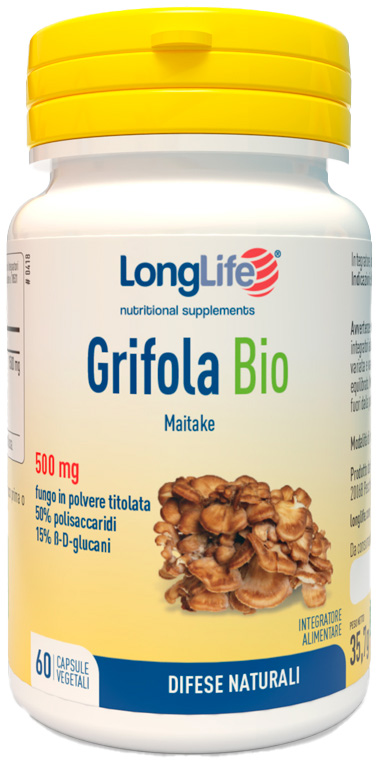 LONGLIFE GRIFOLA BIO 60 CAPSULE - pharmaluna