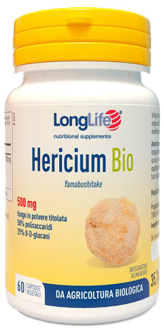 LONGLIFE HERICIUM BIO 60 CAPSULE - pharmaluna