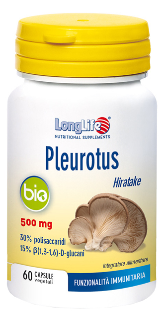LONGLIFE PLEUROTUS BIO 60 CAPSULE - pharmaluna