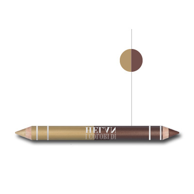 I COLORI DI HELAN MATITA DUO OCCHI ORO TERRA BRUCIATA - pharmaluna