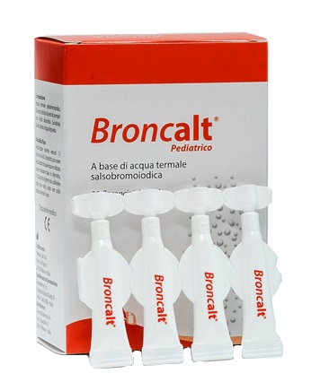 BRONCALT STRIP PEDIATRICO SOLUZIONE IRRIGAZIONE NASALE 20 FLACONCINI DA 2 ML - pharmaluna