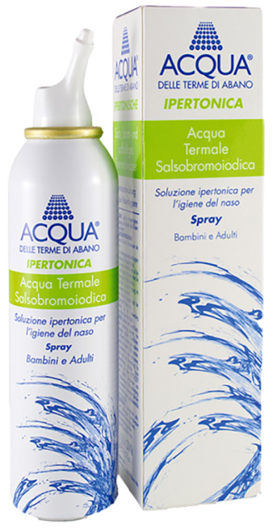 ACQUA DELLE TERME DI ABANO IPERTONICA SPRAY IRRIGAZIONE NASALE 125 ML - pharmaluna