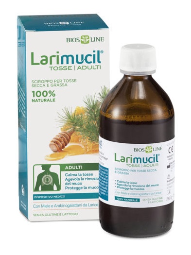 LARIMUCIL TOSSE TOSSE ADULTI SCIROPPO CE 0476V 230 G 175 ML - pharmaluna