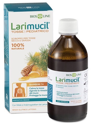LARIMUCILTOSSE BAMBINI SCIROPPO 175 ML CE 0476 230 G - pharmaluna