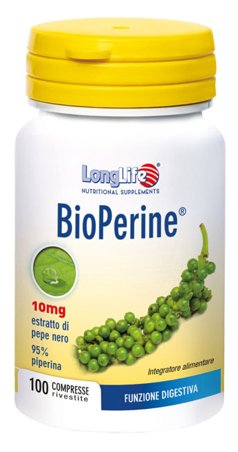 LONGLIFE BIOPERINE 100 COMPRESSE - pharmaluna