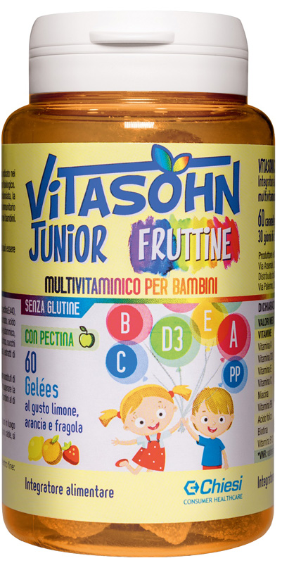 VITASOHN JUNIOR FRUTTINE 60 CARAMELLE - pharmaluna