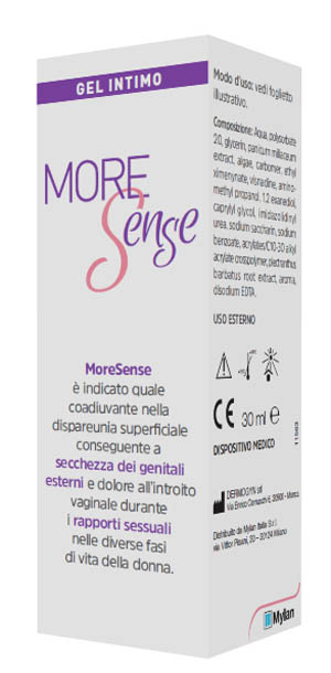 MORESENSE GEL TUBO 30 ML - pharmaluna