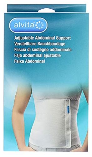 ALVITA FASCIA ADDOMINALE MISURA 3 CIRCONFERENZA 110-130 CM - pharmaluna