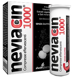 NEVIACIN 1000 20 COMPRESSE EFFERVESCENTI - pharmaluna