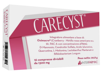 CARECYST 16 COMPRESSE DIVISIBILI DA 1300 MG - pharmaluna