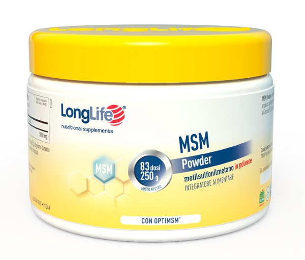 LONGLIFE MSM POWDER 250 G - pharmaluna