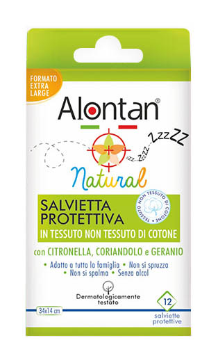ALONTAN NATURAL SALVIETTA MONOUSO 12 PEZZI - pharmaluna