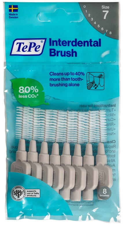 TEPE SCOVOLINO GRIGIO 1,3 MM 8 PEZZI - pharmaluna