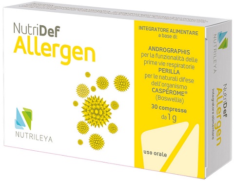 NUTRIDEF ALLERGEN 30 COMPRESSE - pharmaluna