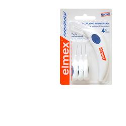 ELMEX INTERDENTAL SCOVOLINO INTERDENTALE 4 MM 6 TESTINE + MANICO - pharmaluna