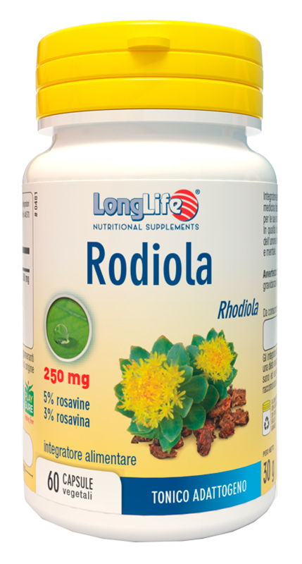 LONGLIFE RODIOLA 60 CAPSULE VEGETALI - pharmaluna