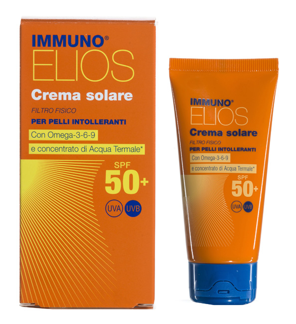 IMMUNO ELIOS  CREMA SOLARE SPF 50+ PELLI INTOLLERANTI - pharmaluna