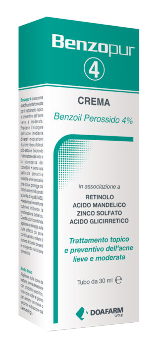 BENZOPUR 4 CREMA 30 ML - pharmaluna
