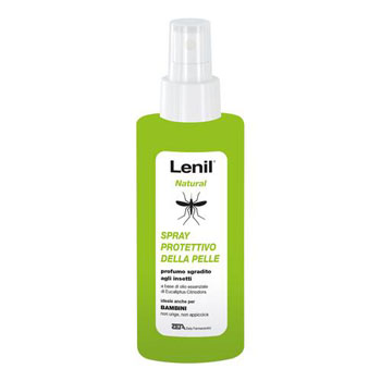 LENIL NATURAL SOLUZIONE ANTIZANZARA IN FLACONE + POMPA SPRAY 100 ML - pharmaluna