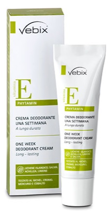 VEBIX PHYTAMIN CREMA DEODORANTE 1 SETTIMANA 25 ML - pharmaluna