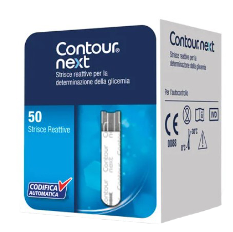 CONTOUR GLICEMIA STRISCE REATTIVE 50 PEZZI - pharmaluna