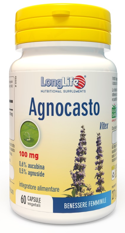 LONGLIFE AGNOCASTO 60 CAPSULE VEGETALI - pharmaluna