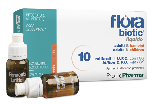 FLORA LIQUIDO ADULTI & BAMBINI 10 FLACONCINI X 10 ML - pharmaluna