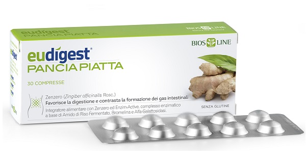 BIOSLINE EUDIGEST PANCIA PIATTA 30 COMPRESSE - pharmaluna
