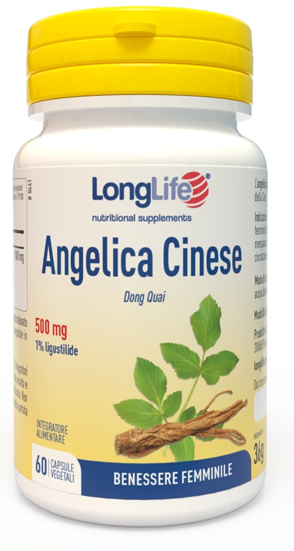 LONGLIFE ANGELICA CINESE 60 CAPSULE VEGETALI - pharmaluna
