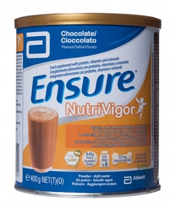 ENSURE NUTRIVIGOR CIOCCOLATO 400 G - pharmaluna