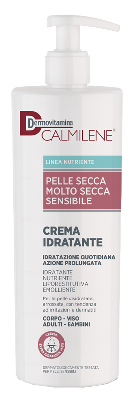 DERMOVITAMINA CALMILENE CREMA IDRATANTE PER PELLE SECCA, MOLTO SECCA O SENSIBILE 500 ML - pharmaluna