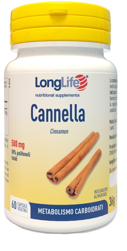 LONGLIFE CANNELLA 60 CAPSULE - pharmaluna