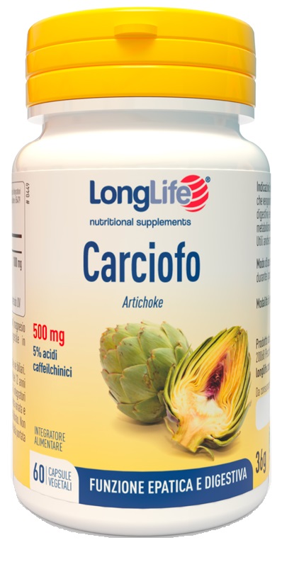 LONGLIFE CARCIOFO 60 CAPSULE VEGETALI - pharmaluna