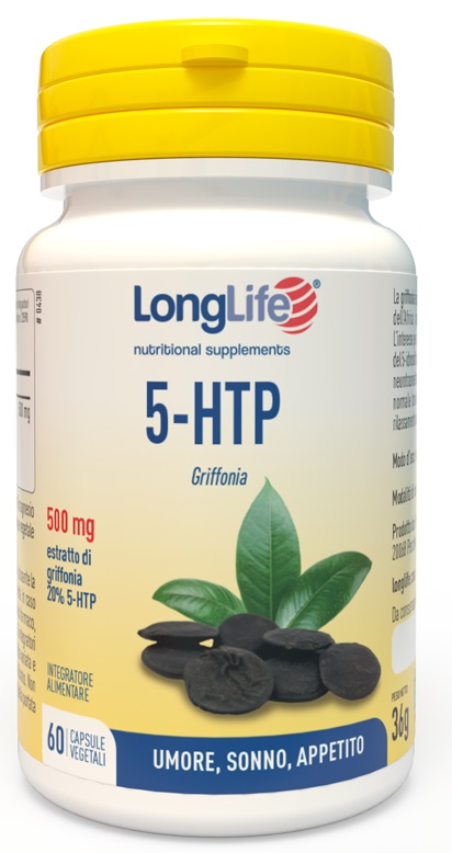 LONGLIFE 5-HTP 60 CAPSULE VEGETALI - pharmaluna