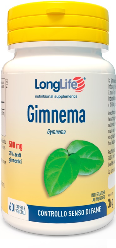 LONGLIFE GIMNEMA 60 CAPSULE VEGETALI - pharmaluna
